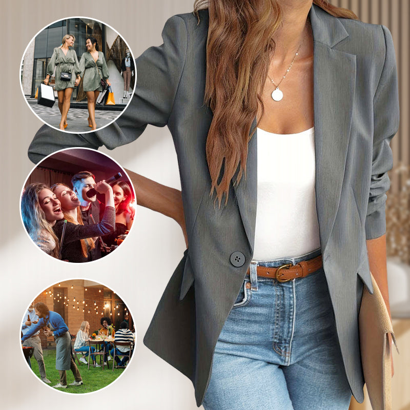 🌞Despertar primaveral: ¡50 % de descuento!💎Blazer de mujer «Soft Comfort»: elegante, que no se arruga y tu prenda imprescindible para la oficina