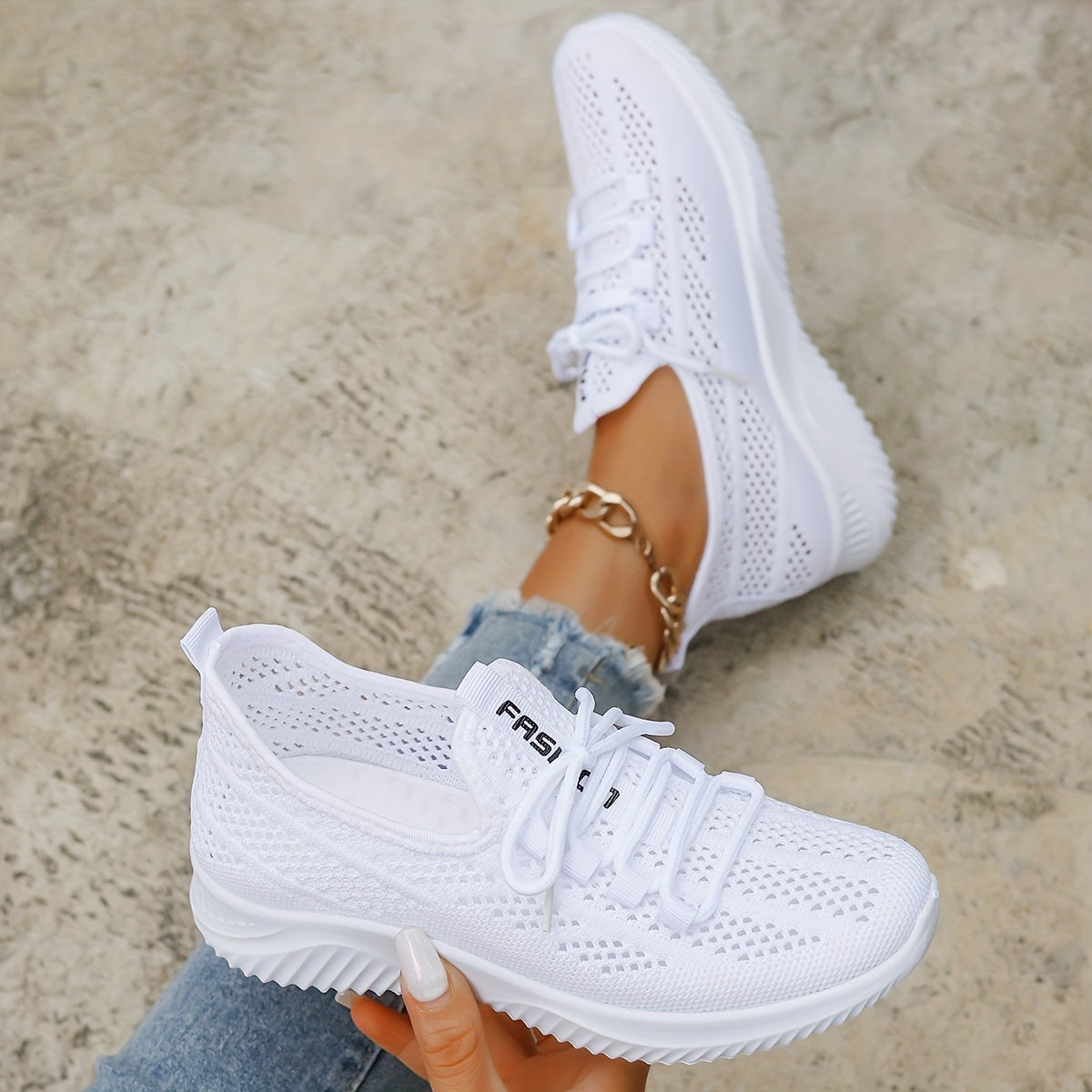 Women’s Breathable Walking Sneakers - Klyne Studios