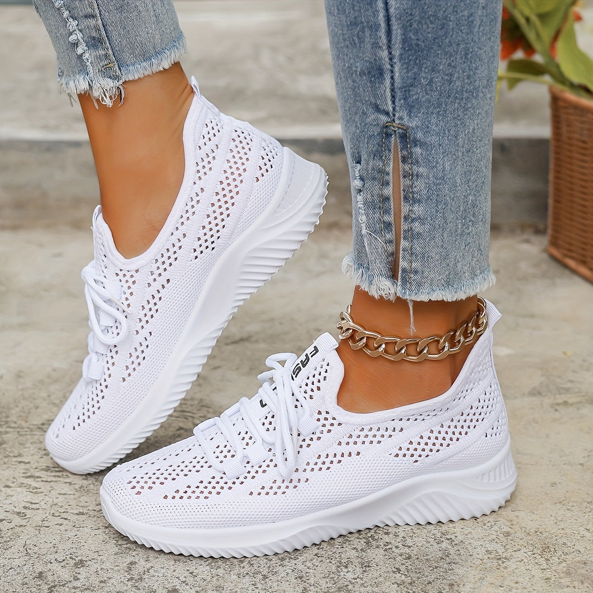 Women’s Breathable Walking Sneakers - Klyne Studios