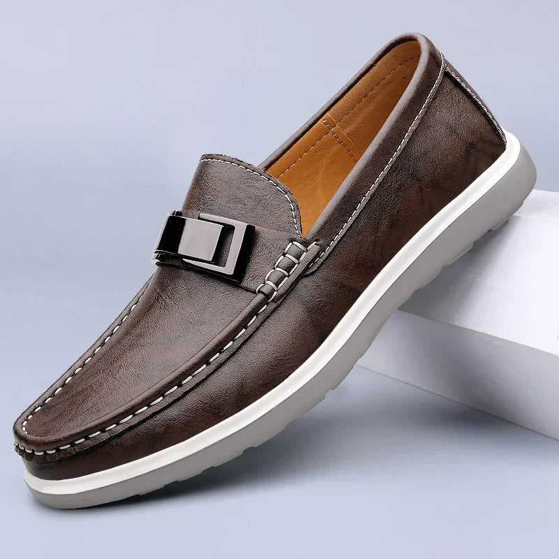 Men Slip On Loafers Moccasin Casual Shoes - Klyne Studios