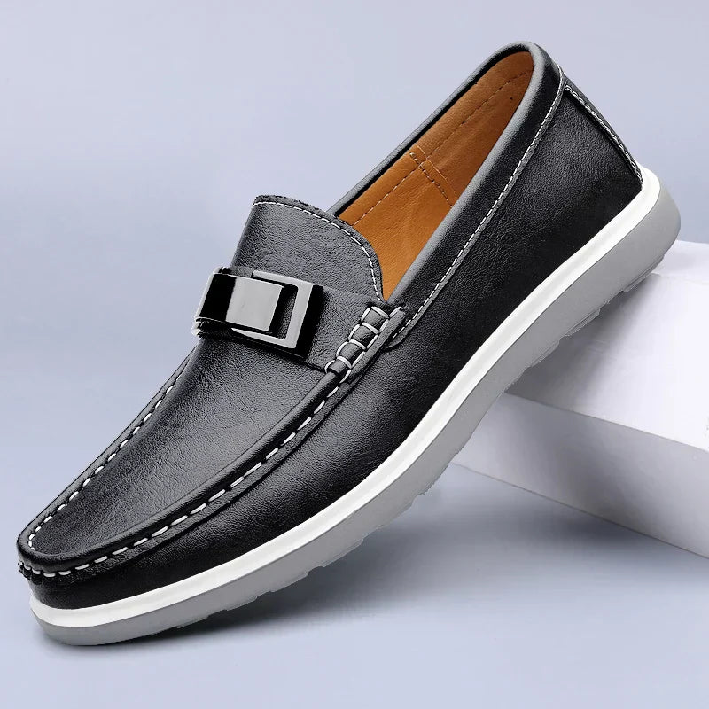 Men Slip On Loafers Moccasin Casual Shoes - Klyne Studios