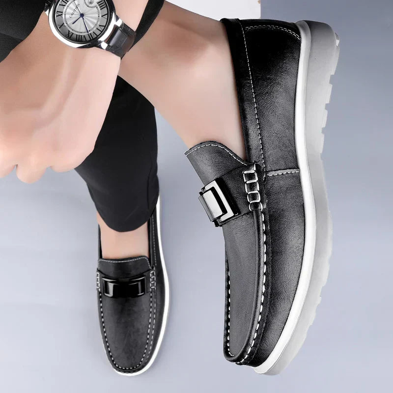 Men Slip On Loafers Moccasin Casual Shoes - Klyne Studios