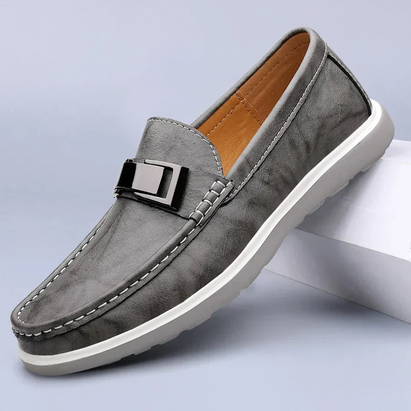Men Slip On Loafers Moccasin Casual Shoes - Klyne Studios