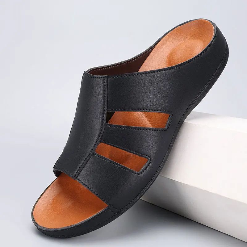 Men Slip On Slides Open Toe Sandals - Klyne Studios