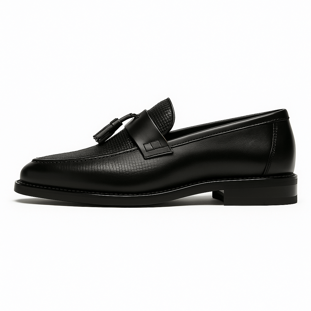 Men’s Woven Tassel Loafers Slip-On - Klyne Studios