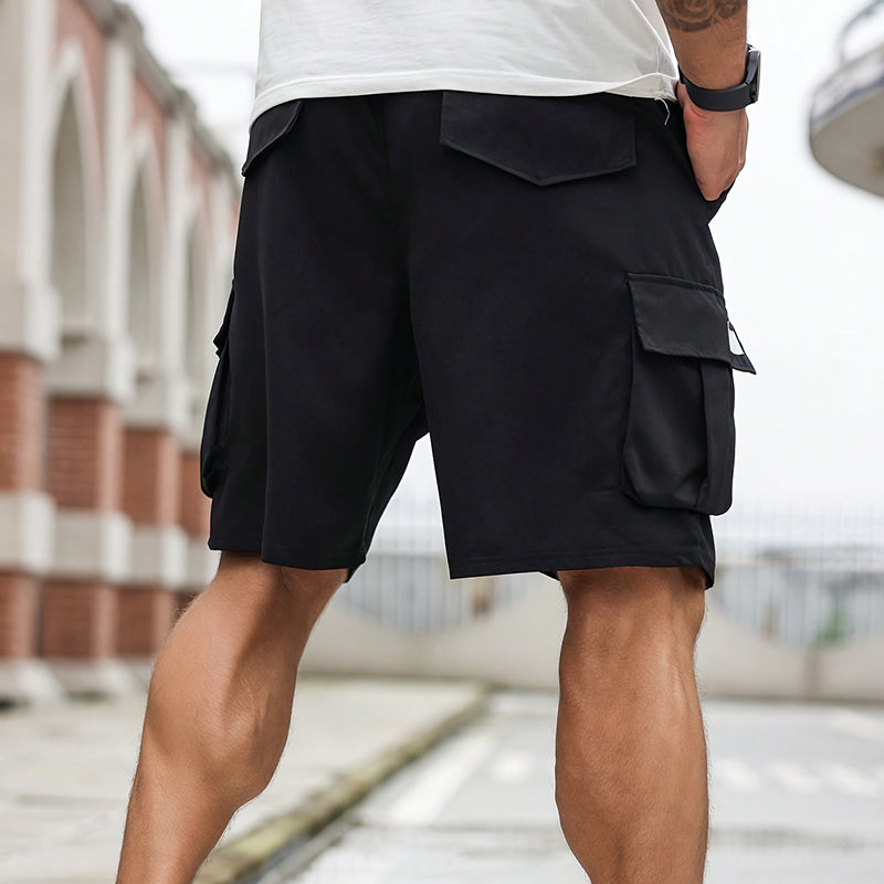 pantalones cortos cargo de verano para hombre