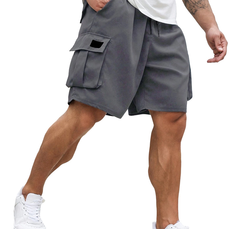 pantalones cortos cargo de verano para hombre