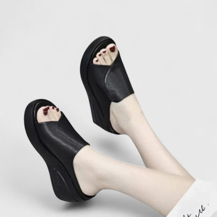 Women’s Comfortable Wedge Sandals - Klyne Studios